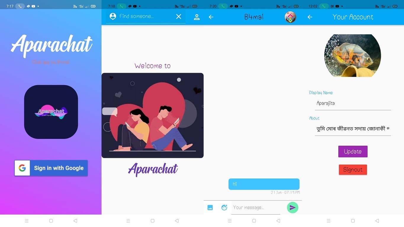 Aparachat - A Chat App