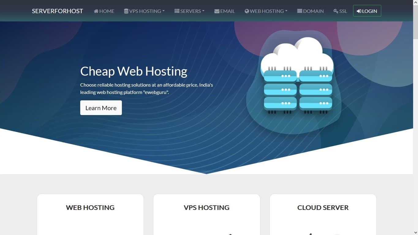Serverforhost Frontend